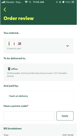 rabbit grocery app order review