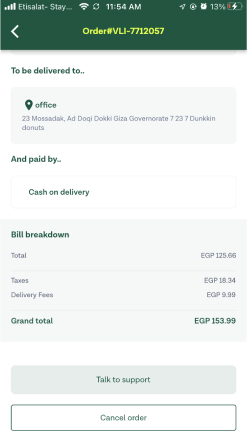 rabbit grocery app order tracking User experience