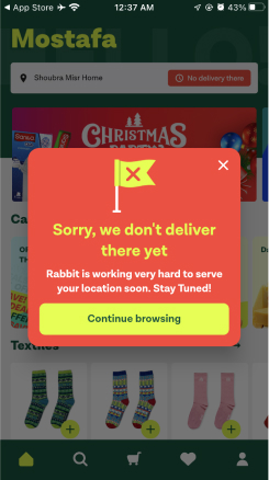 rabbit grocery app