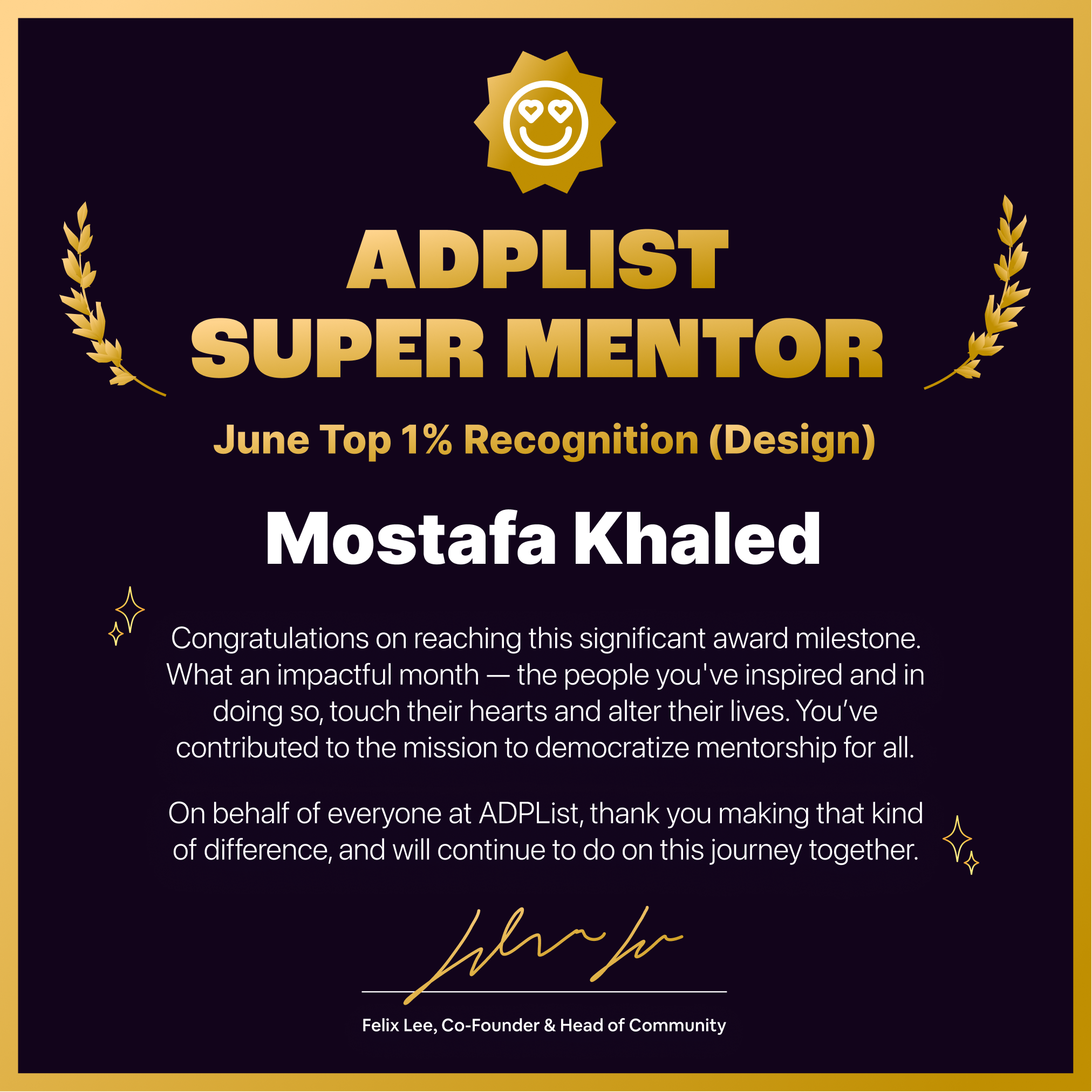 Adplist super mentor mostafa khaled a top design mentor