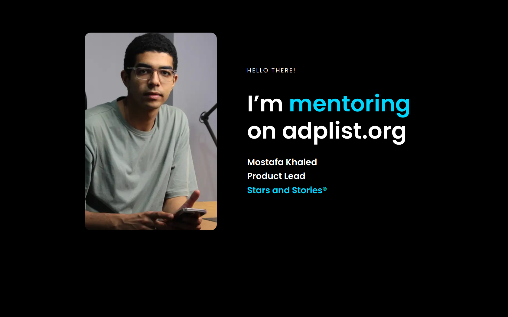 Adplist Product Mentorship with Mostafa Khaled LinkedIn Community Top Voice in User Experience (UX)